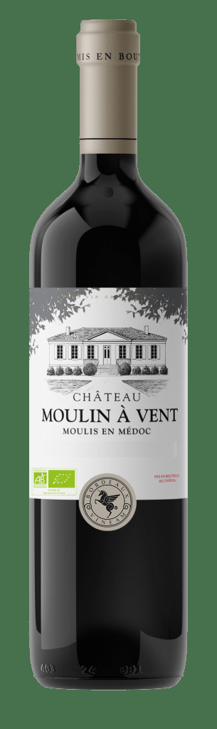 Château Moulin à Vent 2019, Moulis bio et sans sulfites par Bordeaux Vineam