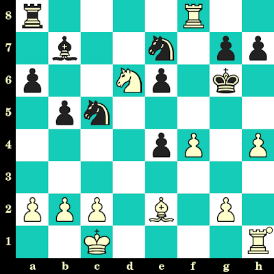 Les Blancs jouent et matent en 2 coups - Isaias Pleci vs Lucius Endzelins, Buenos Aires, 1939