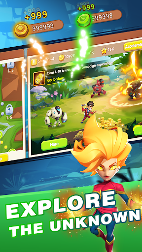 Télécharger Gratuit Idle Battles:Heroes vs Zombies APK MOD (Astuce) 2