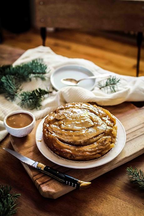 Gâteau renversé à la banane