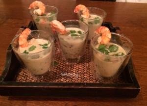 Soupe coco citronnelle aux fruits de mer Soupe coco citronnelle aux fruits de mer