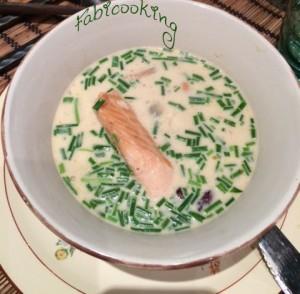 Soupe coco citronnelle aux fruits de mer Soupe coco citronnelle aux fruits de mer