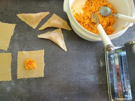 Raviolis au potimarron - Cappellacci alla zucca