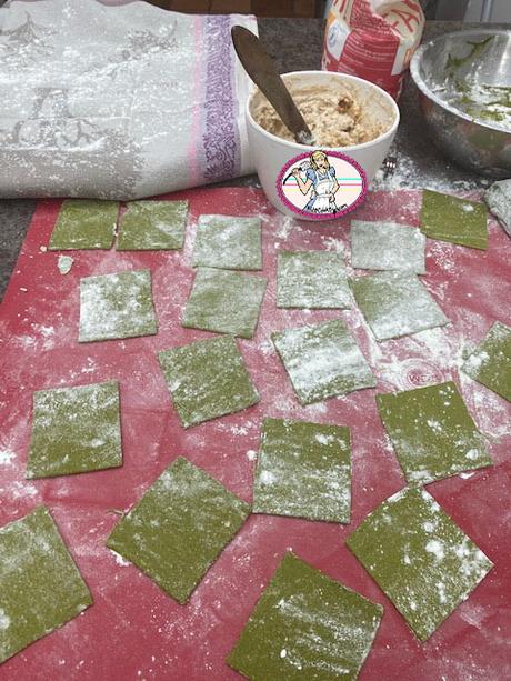 Ravioles fraîches épinards, ricotta et artichaut