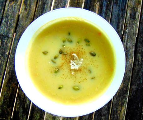 Créme de chou { au frauxmage à la crème végétal au bacon Rawsome } Créme de chou { au frauxmage à la crème végétal au bacon Rawsome }