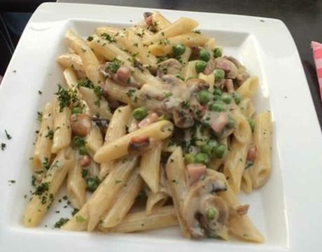 Penne champignons et jambon au cookeo