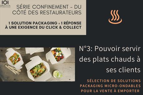 Emballage alimentaire micro ondable