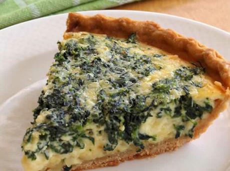 Quiche aux épinards et oeufs