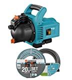 Meilleure pompe de surface – Comparatif %currentmonth% %currentyear% GARDENAKit pompe d'arrosage de surface 3000/4 Classic : pompe d'arrosage d'extérieur, débit de 3 100 l/h, silencieuse, grande ouverture de remplissage, sans entretien, double étanchéité (1717-20)