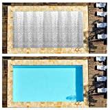 Meilleure couverture solaire de piscine – Comparatif %currentmonth% %currentyear% Riosupply Couverture rectangulaire de Piscine Solaire de Piscine creusée pour Le Protecteur de Couverture Solaire de Piscine