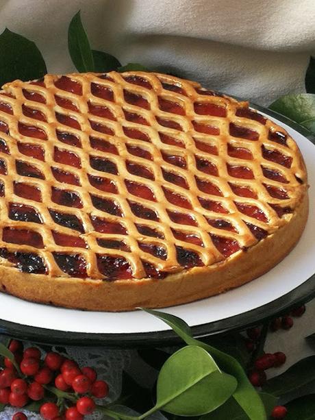 Tarte aux coings grillagée