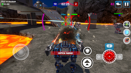 Télécharger Gratuit Mech Wars: Multiplayer Robots Battle  APK MOD (Astuce) 3