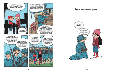 Le fil de l’Histoire – La guerre des tranchées, Fabrice ERRE et Sylvain SAVOIA – 2018 (BD) (Dès 6 ans)