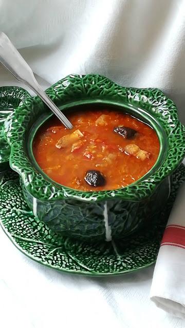 Soupe à la choucroute au lard fumé