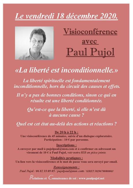 18 décembre 2020: Visioconférence de Paul Pujol