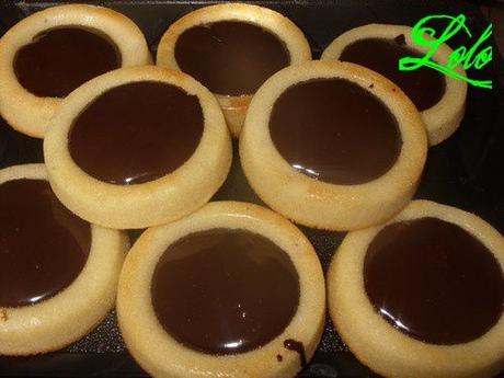 Financiers Gelée groseilles et Chocolat