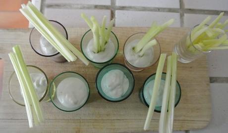 verrine roquefort noix celeri