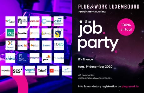 Plug&Work Luxembourg 2020: last event of the year… but not least!