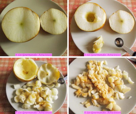 Pommes gourmandes farcies (Vegan)