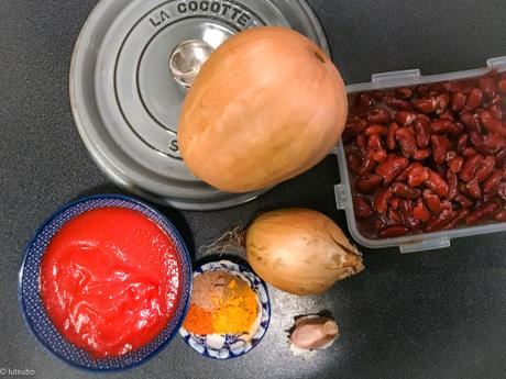 Soirée fraîche – Curry de haricots rouges et courge