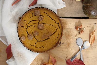 Cuillère et saladier : Pumpkin pie (tarte à la citrouille) vegan Cuillère et saladier : Pumpkin pie (tarte à la citrouille) vegan