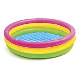 Meilleure piscine gonflable bébé – Comparatif 2020 INTEX Piscine 3 Boudins Fond gonflable