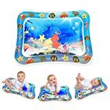 Meilleure piscine gonflable bébé – Comparatif 2020 Keten Tapis d'eau Gonflable pour Bébé, Tapis de Jeu en PVC Imperméable, Rempli d'eau pour Les Bébés, Centre de Jeux D'activités Amusantes, Stimulation de la Croissance de Bébé (26'' x 20'')