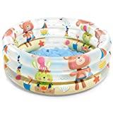 Meilleure piscine gonflable bébé – Comparatif 2020 INTEX Piscine pour Bébé 3 Anneaux, 61x22 cm, 57106, Couleurs et Modèles Assorties