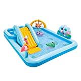 Meilleure piscine gonflable bébé – Comparatif 2020 INTEX Jungle, Gonflable 257 x 216 x 84 cm, Bleu (multicolore)