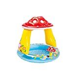 Meilleure piscine gonflable bébé – Comparatif 2020 INTEX Pataugette ombrelle champignon