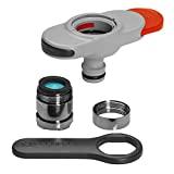 Meilleure piscine autoportante – Comparatif 2020 Raccord pour robinets d’eau intérieurs GARDENA : Raccord pour robinets d’eau intérieurs, adaptateur pour tête à jet aéré incl., clé pour insertion facile, pour cuisine et salle de bain (18210-20)
