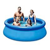 Meilleure piscine autoportante – Comparatif 2020 EDG by AQUALUX INTERNATIONAL Piscine Hors Sol AUTOPORTANTE Gonflable D 2,44 m x 66 cm (2,44 m x 66 cm)