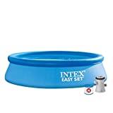 Meilleure piscine autoportante – Comparatif 2020 INTEX Kit piscinette Easy Set autoportante 3,05 x 0,76 m