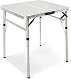 Meilleure table pique-nique – Comparatif 2020 REDCAMP Table de camping pliable avec hauteur réglable 25,4 cm / 68,6 cm - Petite table de pique-nique pliable pour extérieur, cuisine, jardin, fêtes