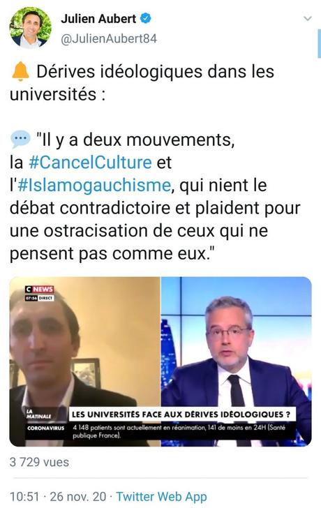 Ravages de la pensée républicaniste/Vallsiste : l’exemple de  @JulienAubert84, député #LR du Var #Cyberharcelement