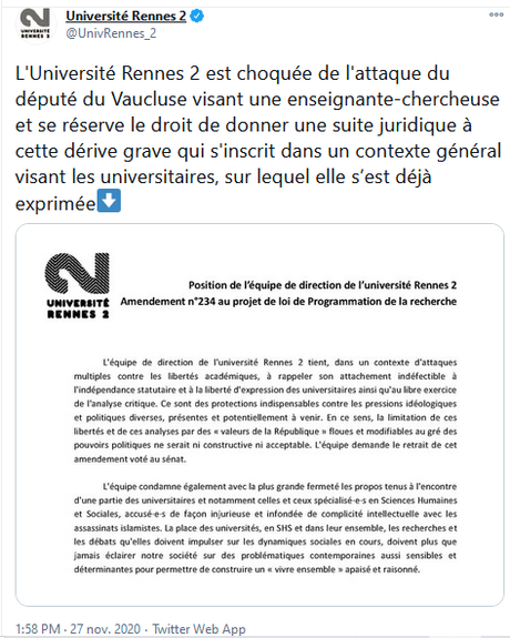 Ravages de la pensée républicaniste/Vallsiste : l’exemple de  @JulienAubert84, député #LR du Var #Cyberharcelement