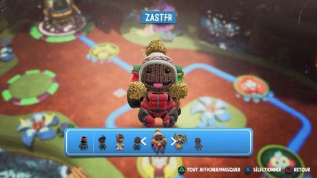 changement personnage Sackboy PS5
