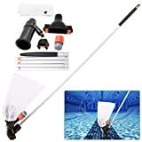 Meilleur aspirateur de piscine – Comparatif %currentmonth% %currentyear% Aspirateur de piscine avec section 5 pôles – Portable pour la maison, la piscine, bassin, mini jet de nettoyage