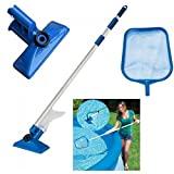 Meilleur aspirateur de piscine – Comparatif %currentmonth% %currentyear% Kit Entretien Nettoyage Piscine avec Perche Télescopique, aspirateur de Bassin, épuisette - INTEX