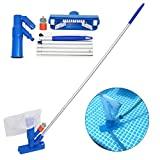 Meilleur aspirateur de piscine – Comparatif %currentmonth% %currentyear% Mini aspirateur à jet pour piscine, avec brosse, sac et 5 bâtons – mini aspirateur à jet portable avec une tête nettoyante pour piscine domestique et spa