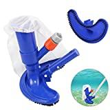 Meilleur aspirateur de piscine – Comparatif %currentmonth% %currentyear% Aspirateur de piscine portable avec brosses à récurer et sac à feuilles pour piscines hors sol, spas, bassins et bain à remous