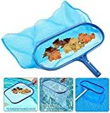 Meilleure fontaine de piscine – Comparatif 2020 Epuisette Piscine, Nettoyage Piscine Skimmer à Mailles Fine, Professionnel Épuisettes de Ramassage de Feuilles Nettoyage Fournitures Approprié Aux Fontaine Les Thermes Aquarium Étang (Écumeur Profond)