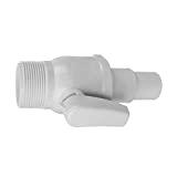 Meilleur tuyau flottant piscine – Comparatif %currentmonth% %currentyear% Linxor France ® Vanne 1/4 de tour 1'1/2 - Diam 32/38 mm pour tuyau flottant de piscine - Blanc - Norme CE
