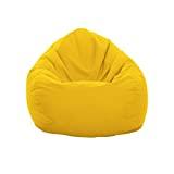 Meilleur pouf de jardin – Comparatif 2020 GlueckBean Gamer Pouf poire Tailles XXXL XXL XL Grande fauteuil de salon pour intérieur et extérieur Avec garnissage en polystyrène EPS, jaune, XL-220
