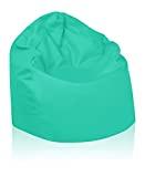 Meilleur pouf de jardin – Comparatif 2020 B58-Berlin Pouf XXL pour intérieur et extérieur 12 couleurs, Turquoise.