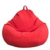 Meilleur pouf de jardin – Comparatif 2020 Kylewo Pouf pour Enfants et Adultes - Couvre Sac de Haricots sans Rembourrage pour oreillers Peluches Couvertures