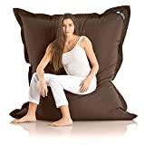 Meilleur pouf de jardin – Comparatif 2020 Bean Bag Chaise géante à sac de haricots XXL Intérieur et extérieur, salon, balcon, jardin, sac de haricots Chaise géante à sac de haricots 400L pour enfants et adultes 180 x 140 cm