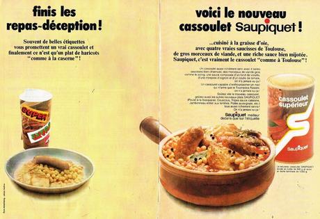1970 Saupiquet cassoulet