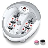 Meilleur bain de pieds – Comparatif %currentmonth% %currentyear% Beurer FB50 Bain de Pieds Relaxant, Balnéothérapie avec Accessoires de Pédicure, Chauffage de l'eau, Massage Vibrant à Bulles, Points de lumière Infrarouge et Thérapie par Champs Magnétiques