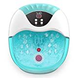 Meilleur bain de pieds – Comparatif %currentmonth% %currentyear% Bain de Pieds Massage, Appareil Massage des Pieds de Chauffant avec des Bulle, Pierre de Meulage de Pédicure Amovible et Lumière Rouge, 14 Rouleaux de Massage Manuels, Apaise les pieds.